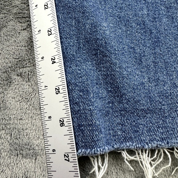 Hollister Jeans Womens Size 7 Ultra High Rise Mom Tapered Belted 27" Paper Bag - Picture 5 of 12